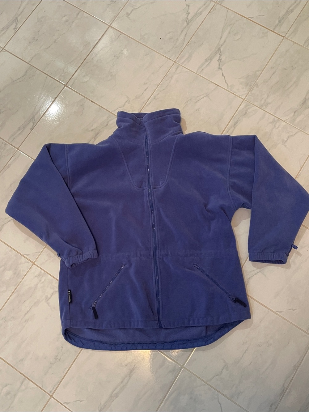 Columbia Plush purple Fleece Zip-Up sweater